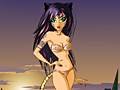 Lady Cat Dress Up play online