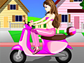 Motorbike Girl Dress Up play online