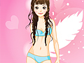 Pink Feather Dress Up play online