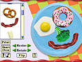 Funny faces out of food play online