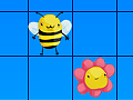 Bees and flowers play online