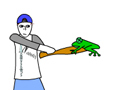 Frog Batting play online