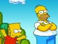 Bart and Homer in Mario World play online