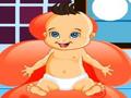 Cute Baby Bathing play online