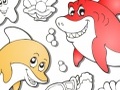 Colour marine inhabitants play online