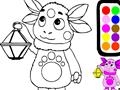 Coloring with Luntik play online