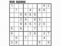 Mini Sudoku play online