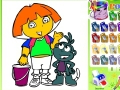 Pictures Coloring Dora the Explorer play online